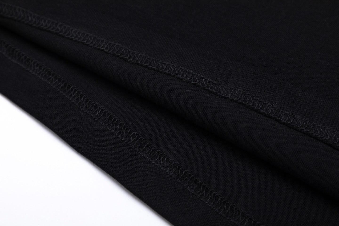 Amiri Black T-Shirt Without Collar Banlieue91