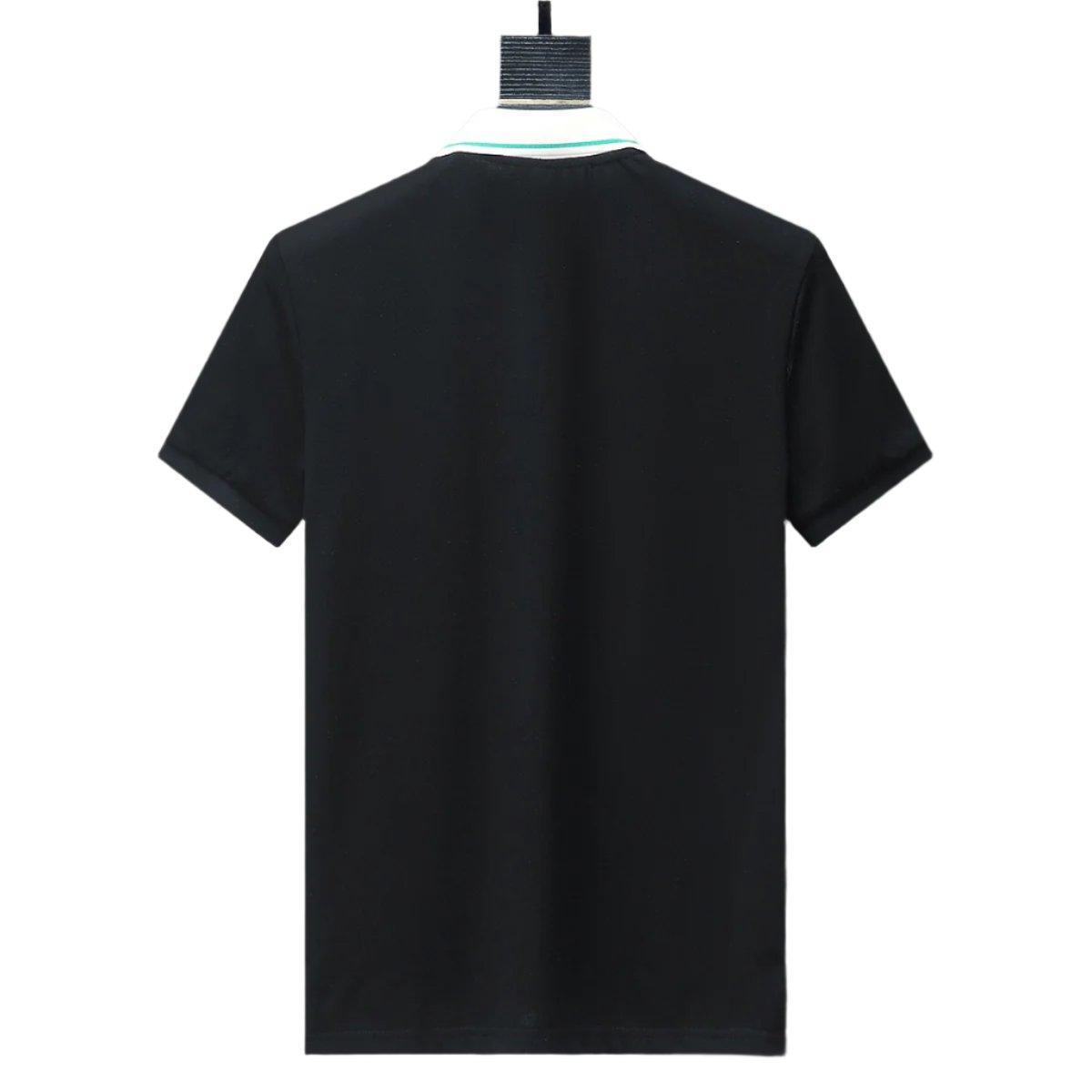 Gucci Black T-shirt with a collar Banlieue91