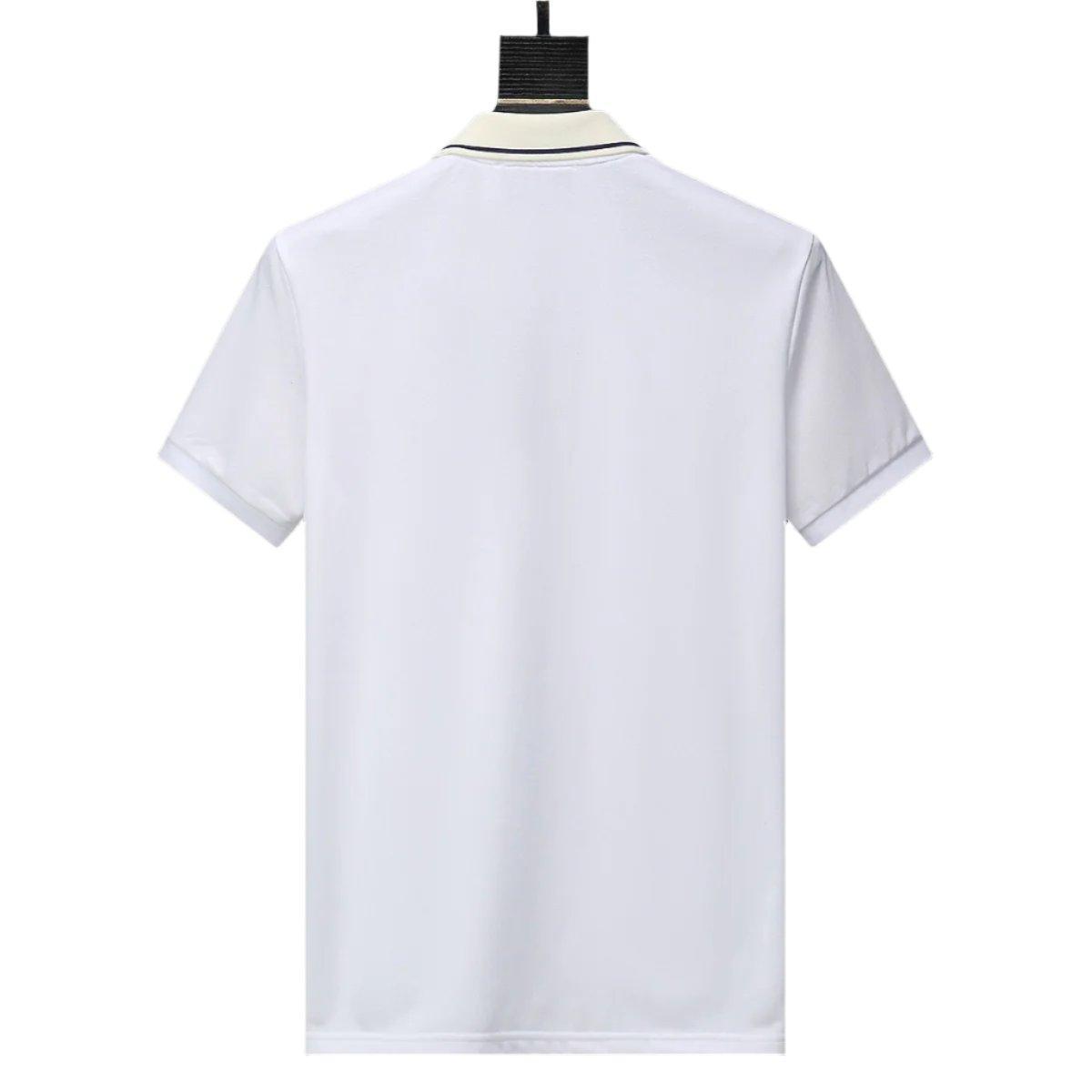 Gucci White T-shirt with a collar Banlieue91
