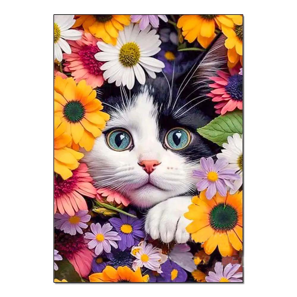 DIY Handmade Diamond Painting With Colorful Animals And Full Diamonds Perfecsy