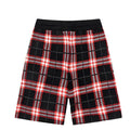 Burberry Men's Striped Cotton Knit Basketball Shorts 'Black/Red' Banlieue91