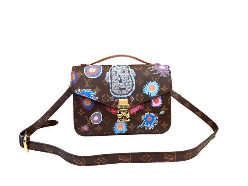 LOUIS VUITTON LV GHW Pochette Metis 2 Way Shoulder Bag Monogram Brown Banlieue91