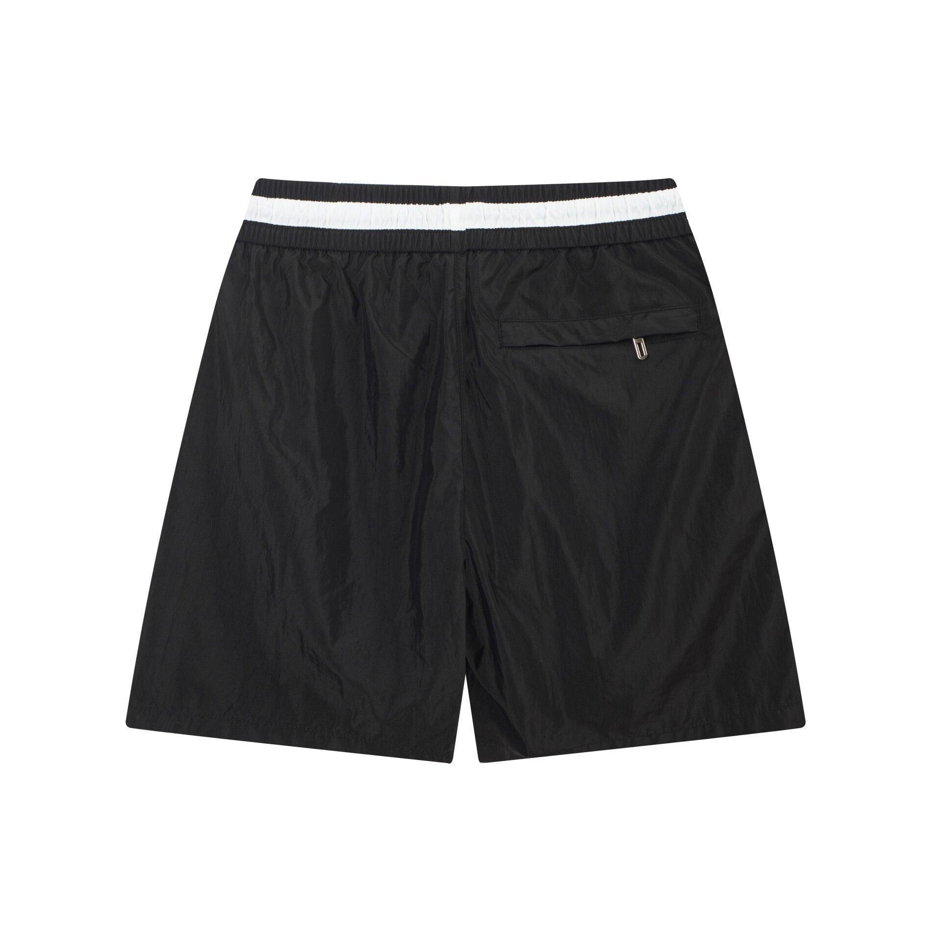 Burberry Men's Striped Cotton Knit Basketball Shorts 'Black' Banlieue91