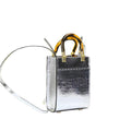 Fendi  Vitello King Plexiglass Logo Embossed Mini Fendi Sunshine Shopper Tote Banlieue91