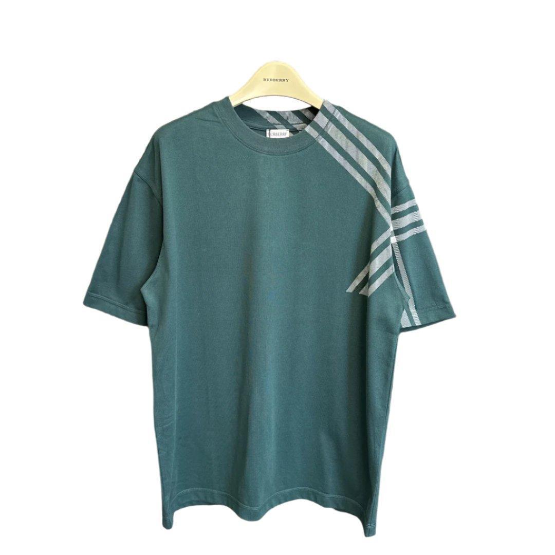 Burberry T-Shirt Without Collar 'Green' Banlieue91