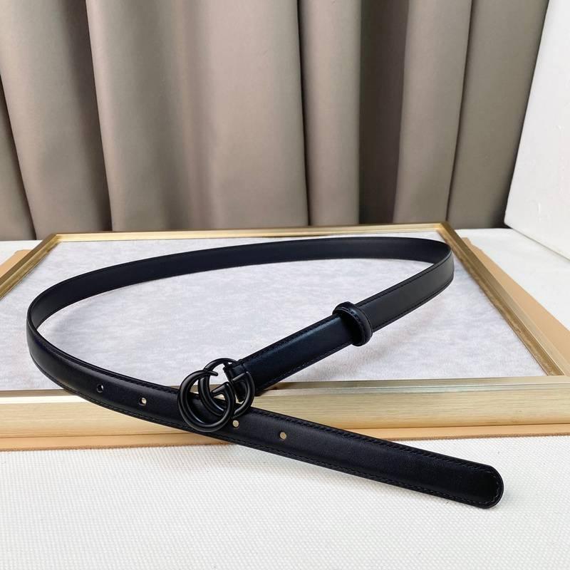GUCCI Embellished coated-canvas and leather belt 'Black' Banlieue91