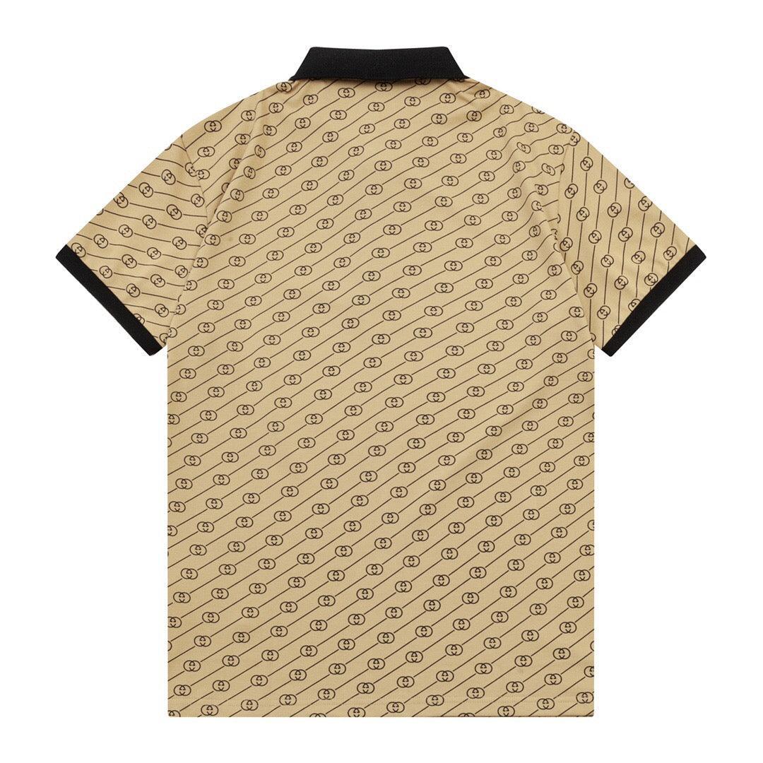 Gucci Beige T-shirt with a collar Banlieue91