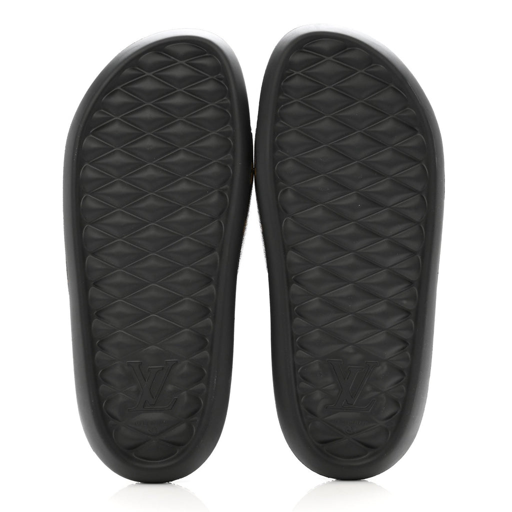 Louis Vuitton  Rubber Monogram Men's Waterfront Mules 'Brown'