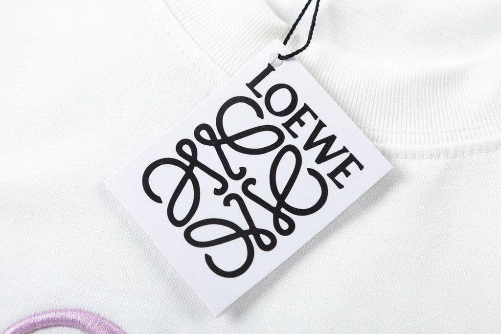 Loewe T-Shirt Without Collar 'White' Banlieue91