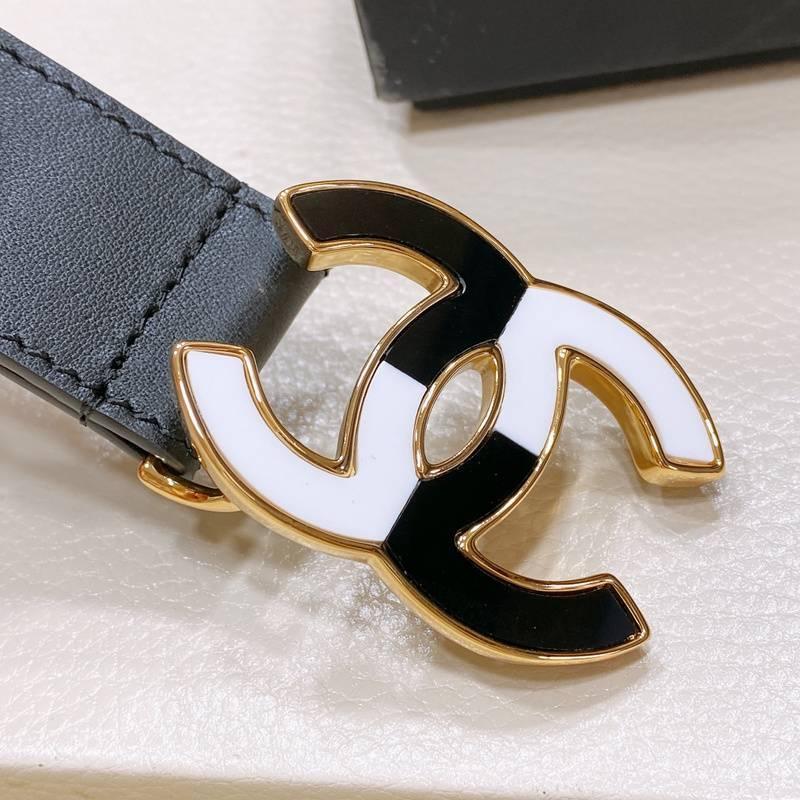 Chanel Women Logo Banding Belt 'Black' Banlieue91