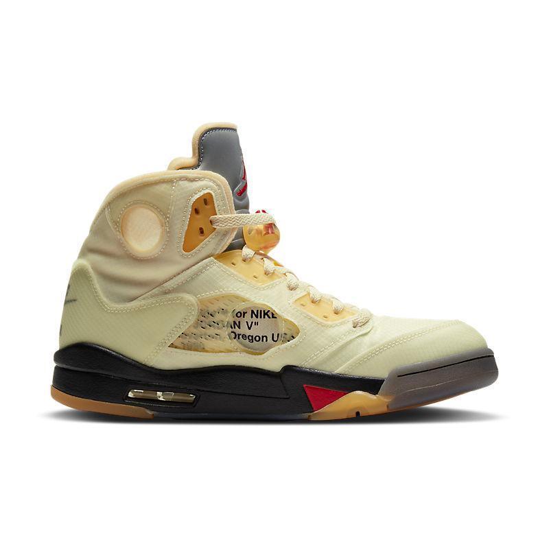Air Jordan 5 Retro Sail Virgil Abloh Tan Banlieue91