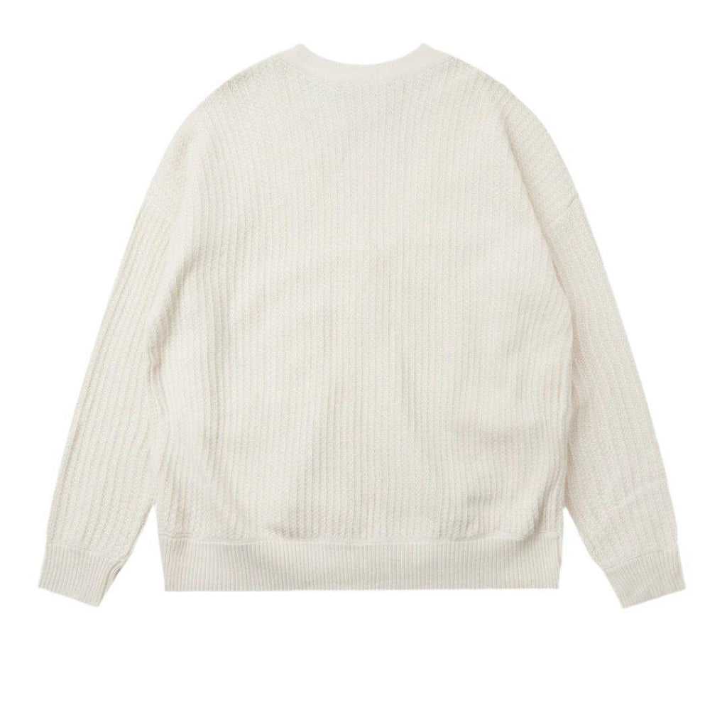 Gucci Knit cotton cardigan with patch Ivory Banlieue91