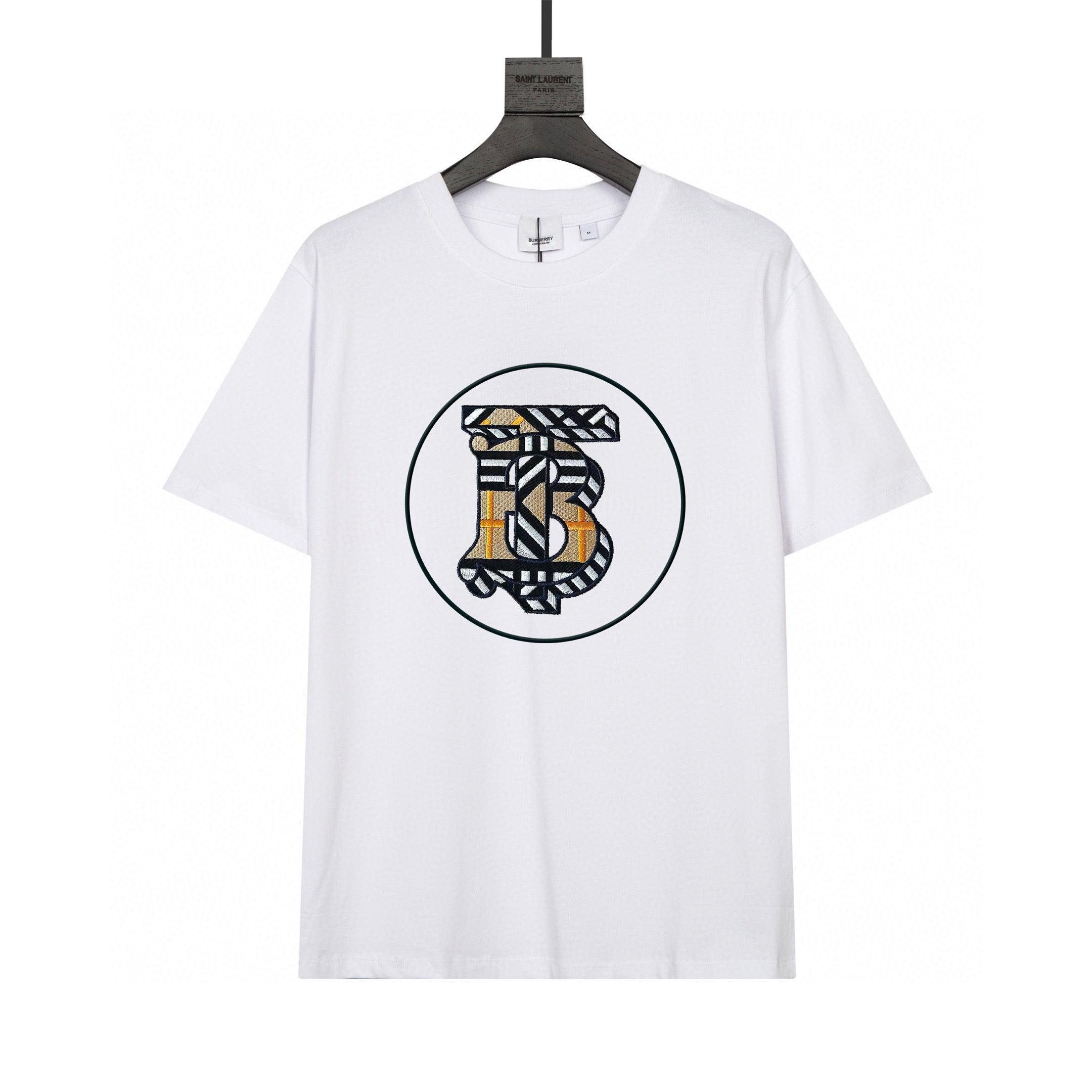 Burberry T-Shirt Without Collar 'White & Beige' Banlieue91