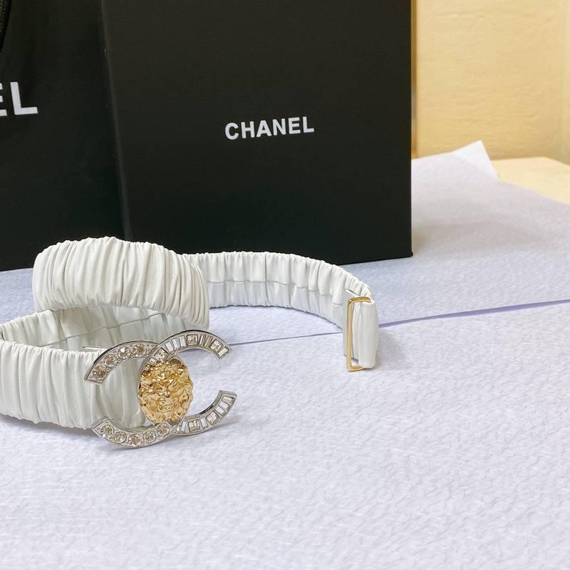 Chanel Leather Women’s Belt 'White' Banlieue91