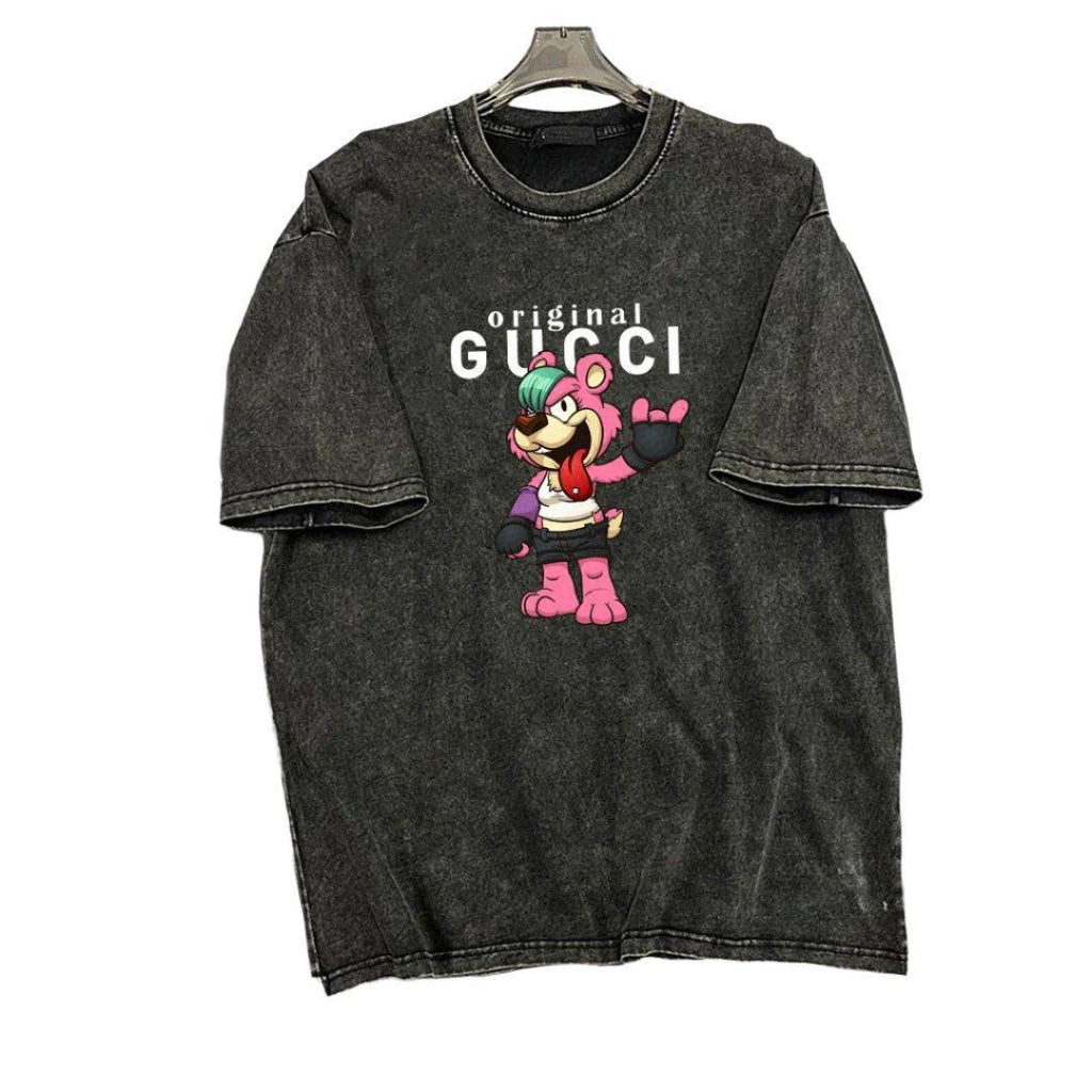 Gucci T-Shirt Without Collar 'Smoke Black' Banlieue91