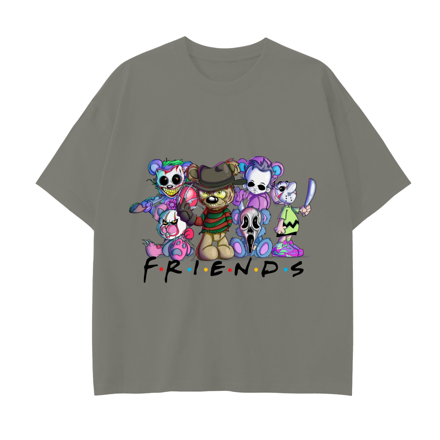 Drop Shoulder Cotton T-Shirt