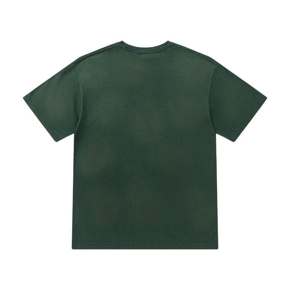 Amiri Lion Green T-Shirt Without Collar Banlieue91