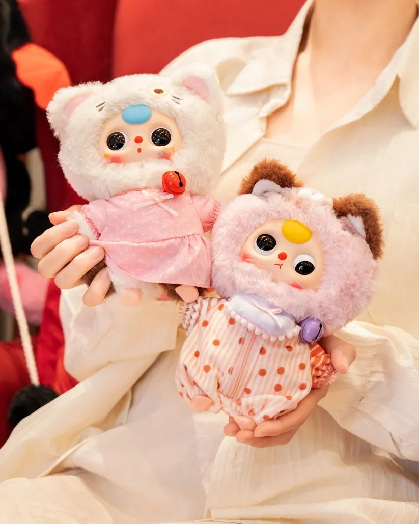 Baby Three Kitten Wardrobe Plush Series Blind Box Labubu Loot