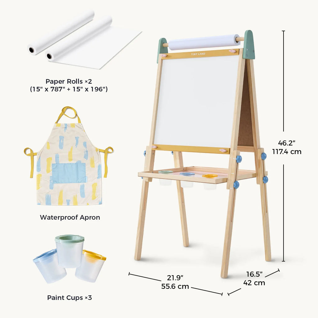 Tiny Land® 3-in-1 Art Easel for Kids Tiny Land INC