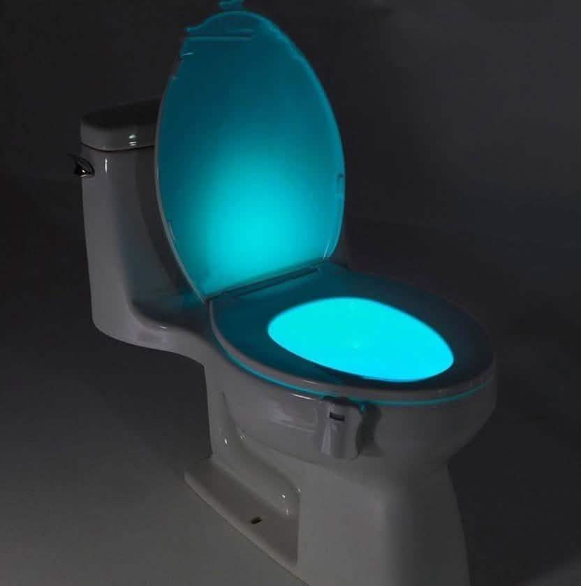 8-Color LED Sensor Motion-Activated Bathroom Toilet Light DailySale