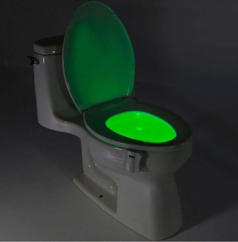 8-Color LED Sensor Motion-Activated Bathroom Toilet Light DailySale