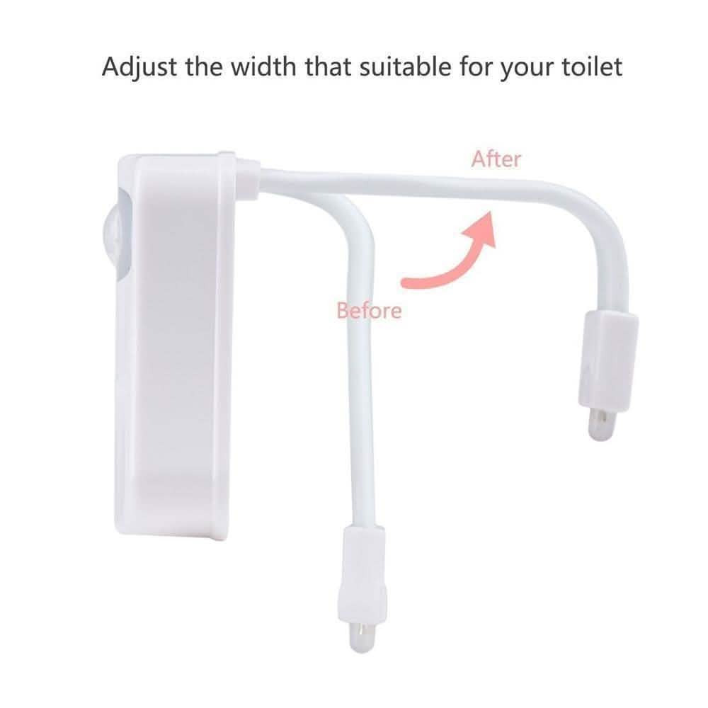 8-Color LED Sensor Motion-Activated Bathroom Toilet Light DailySale