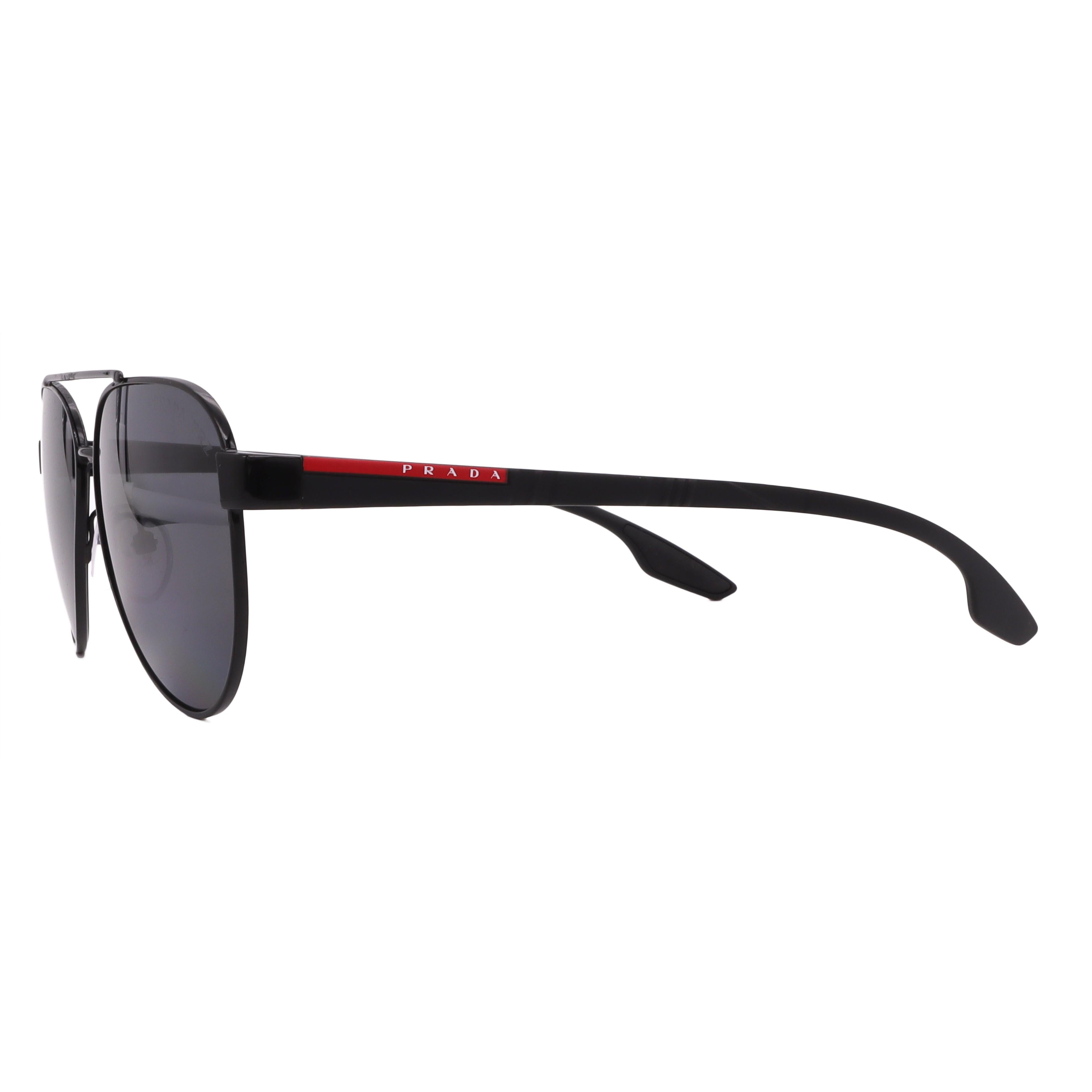 Prada Sport Sunglasses PS54TS-1AB5Z1-58-14-145 Polarized FrameVault