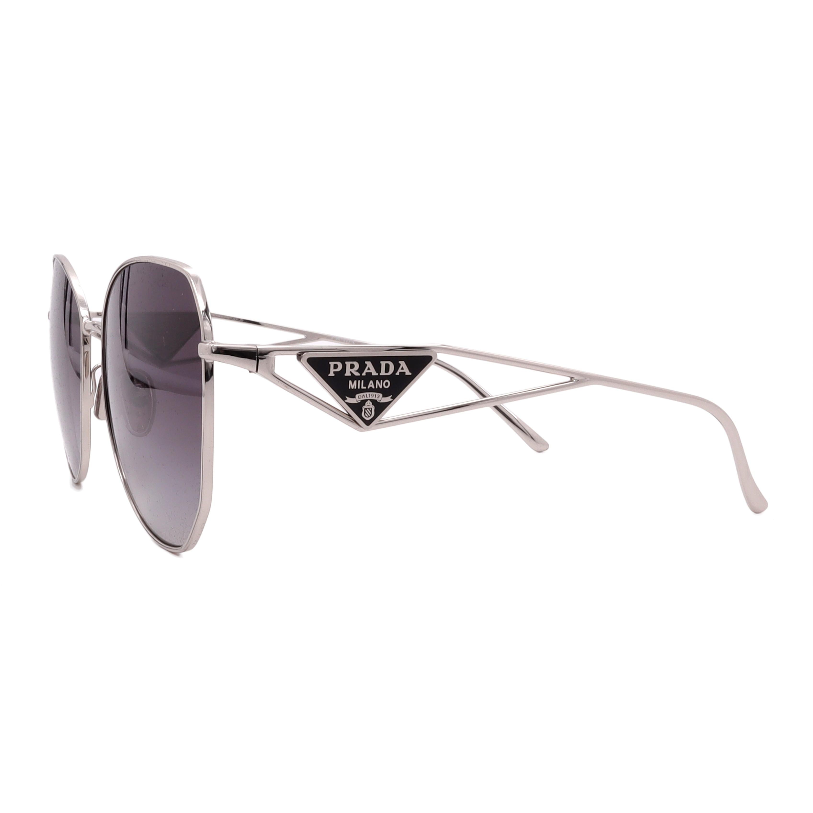Prada Sunglasses PR57YS-1BC5D1-57-18-140 Non-Polarized FrameVault