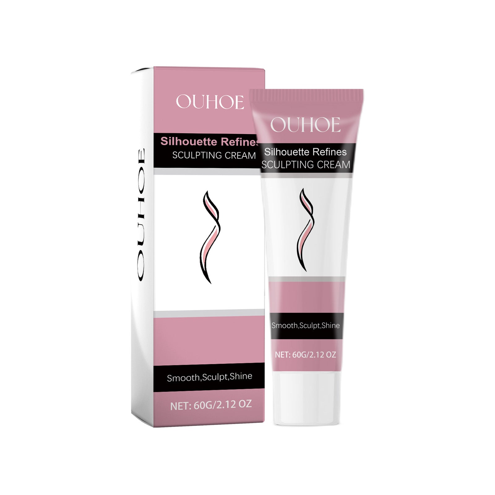 Silhouette Refines Sculpting Cream, Relax The Muscle Belly In Compact Leg Arm Proud Flesh Model Body Slimming Massage Cream