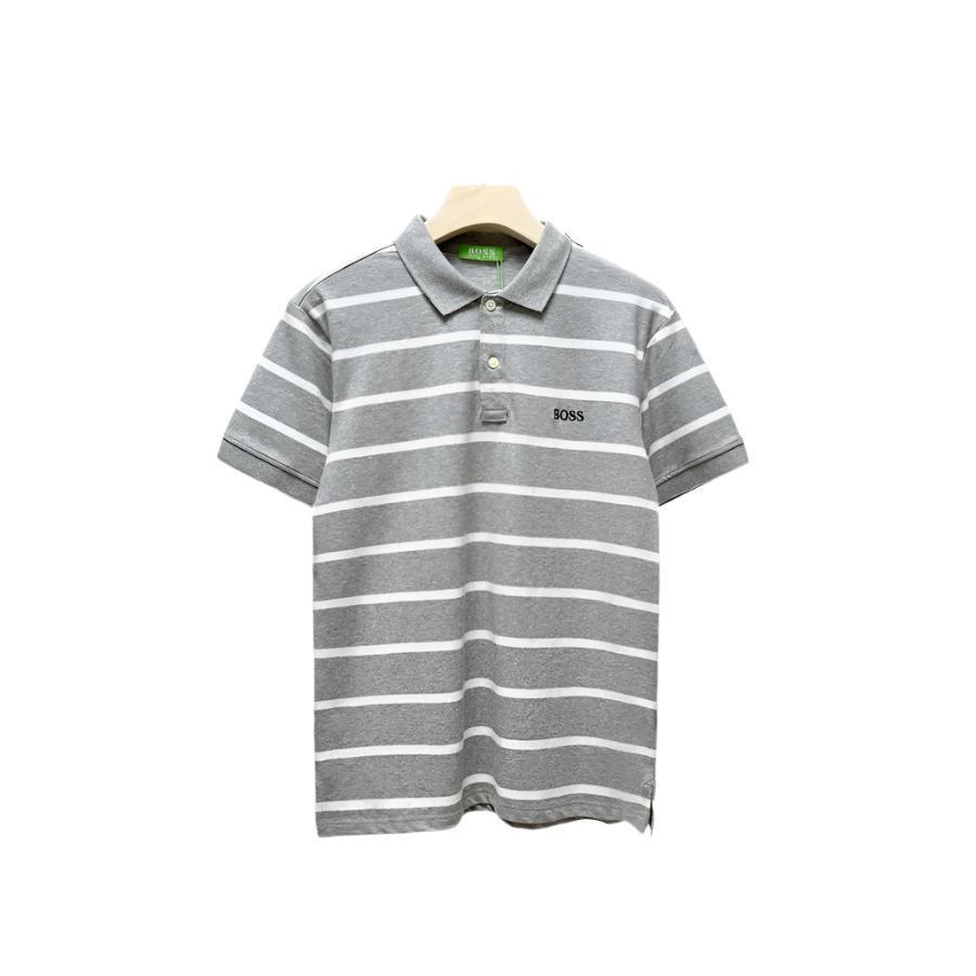 Hugo Boss Grey T-Shirt with Collar Banlieue91