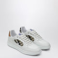 BURBERRY Terrace Sneaker in Leather with Check Fabric Insert Banlieue91
