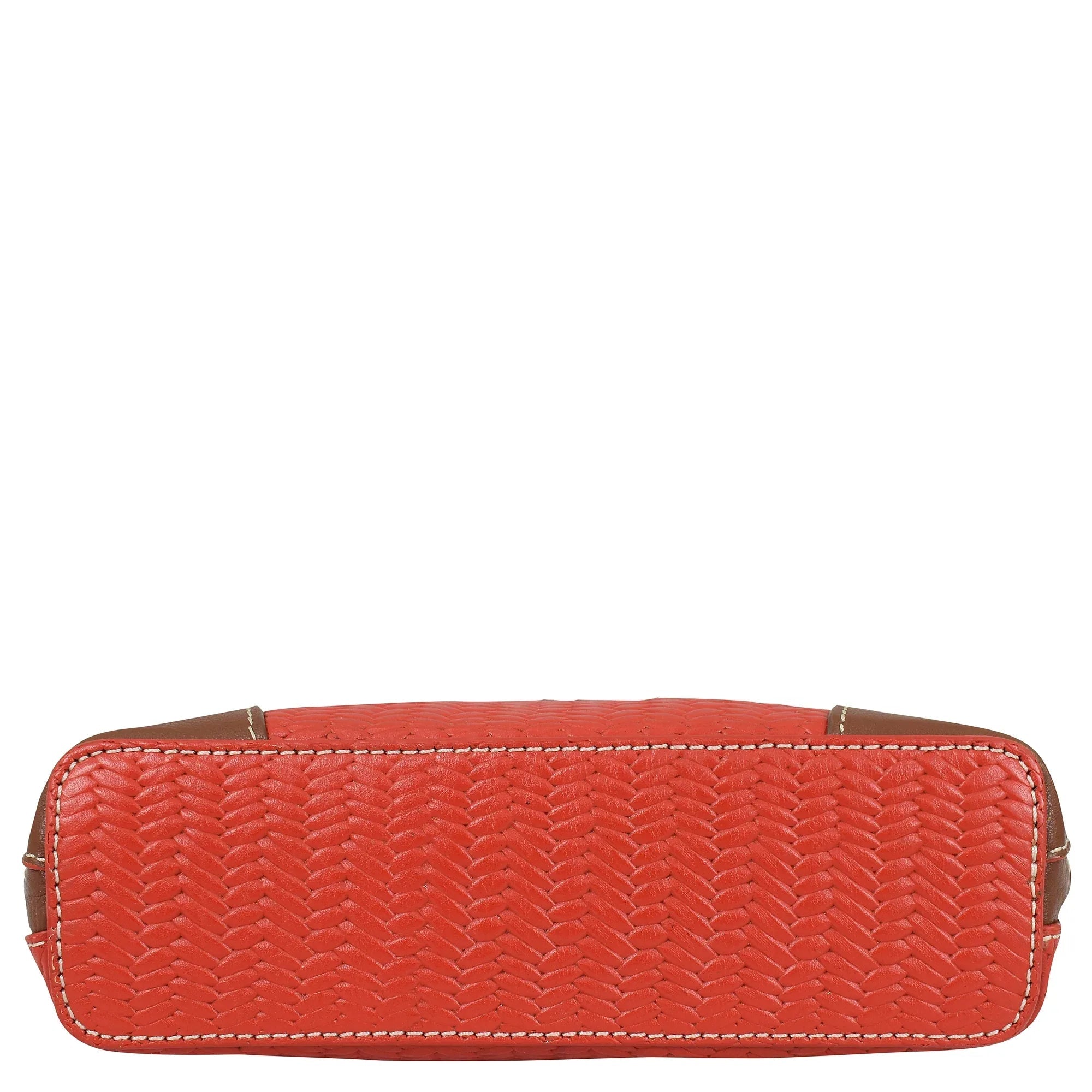 Heritage Leather Small Multi Compartment Zip-Around Organizer - 8109