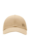 BURBERRY Gabardine Baseball Cap with Embroidered Design - Adjustable Fit