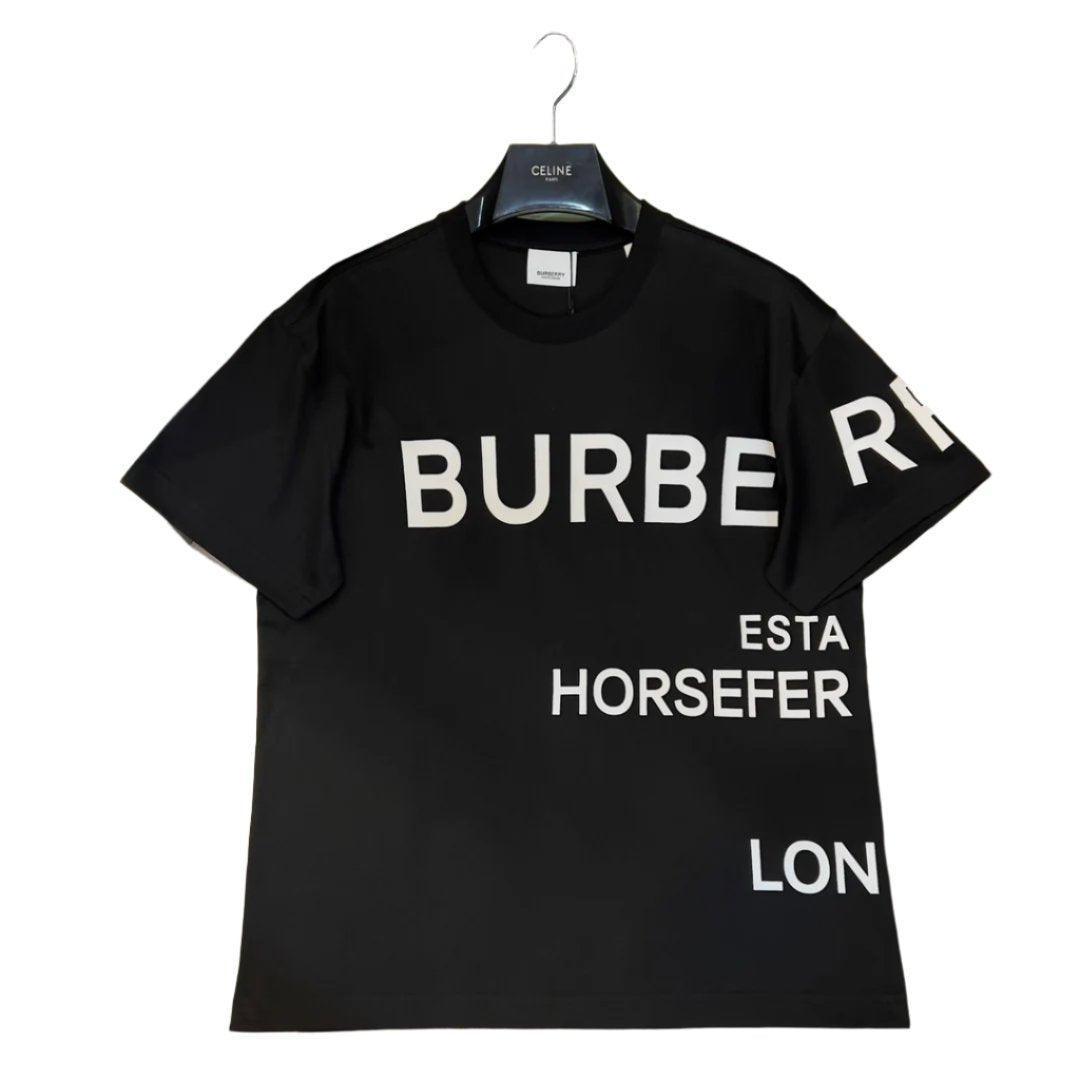 Burberry Black T-Shirt Without Collar Banlieue91