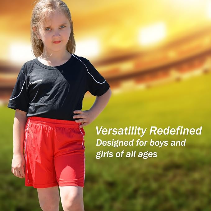 Vizari Dynamo Soccer Shorts – Red Vizari Sports