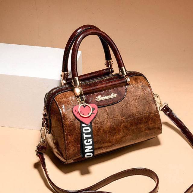 Ciing Luxury Design Pillow Handbag Fashion Quality Leather Women's Handbags Crocodile Pattern Totes Shoulder Messenger Bag