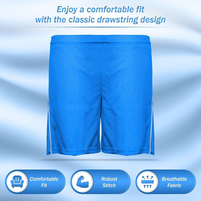 Vizari Dynamo Soccer Shorts - Royal Blue Vizari Sports