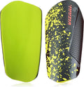 Vizari Sports Elite Soccer Shin Guard with Compression Sleeve, Black/Yellow/Red Vizari Sports