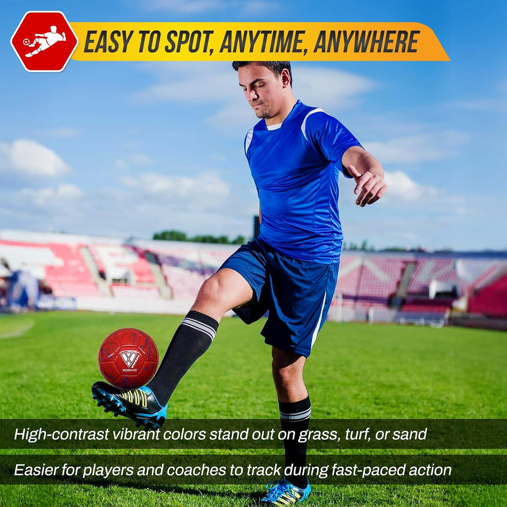 Vizari Zodiac Soccer Ball – Red Vizari Sports