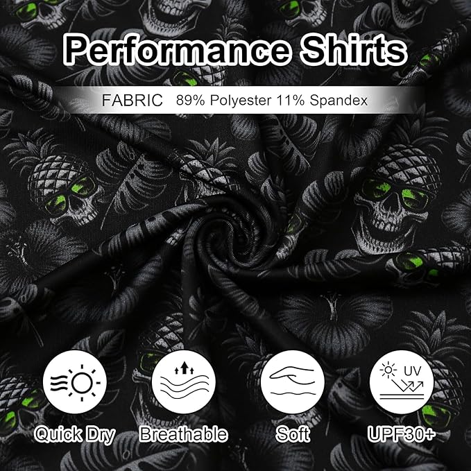 Golf Shirts for Men - Moisture Wicking Short Sleeve Performance Sport Casual Striped Collared Mens Polo Shirt IronWave Fitness
