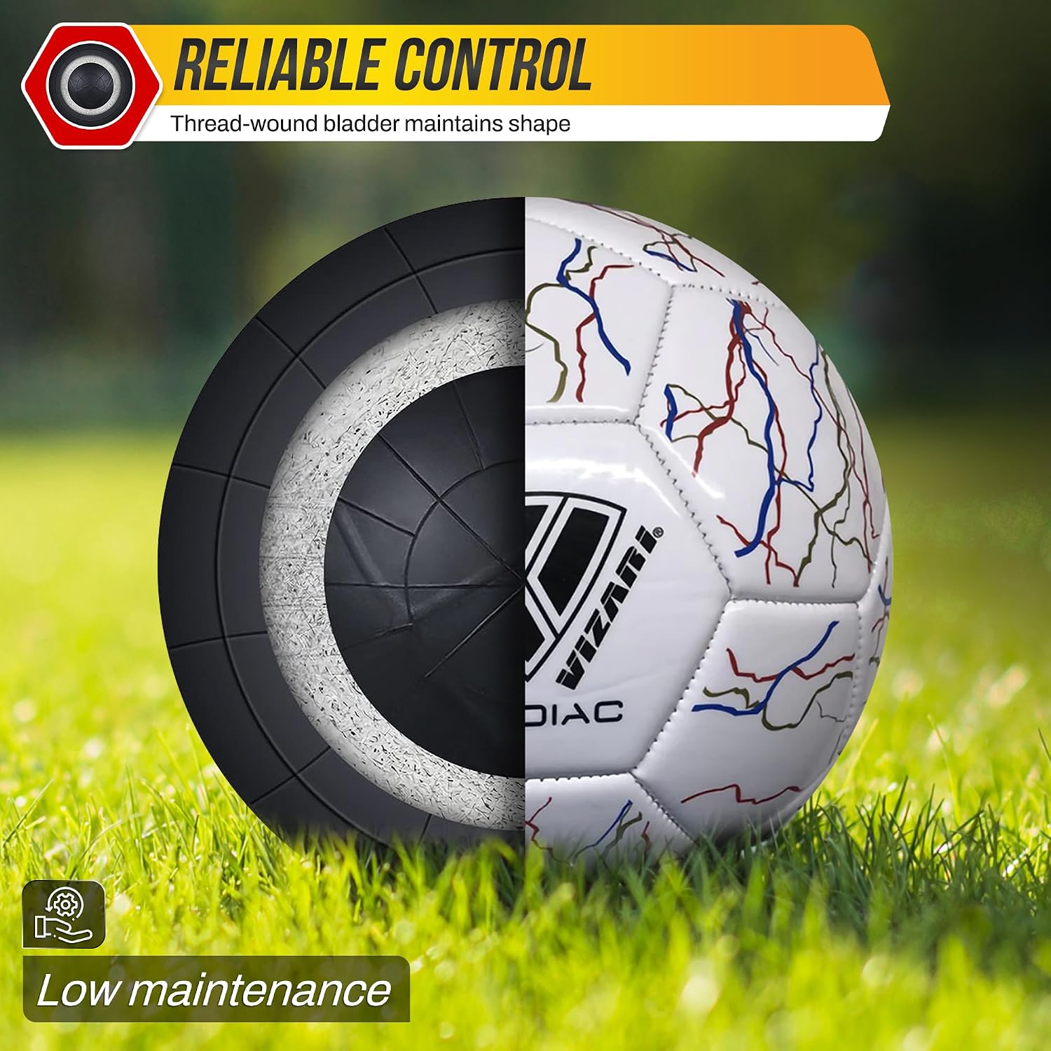 Vizari Mini Zodiac Soccer Ball – White Vizari Sports