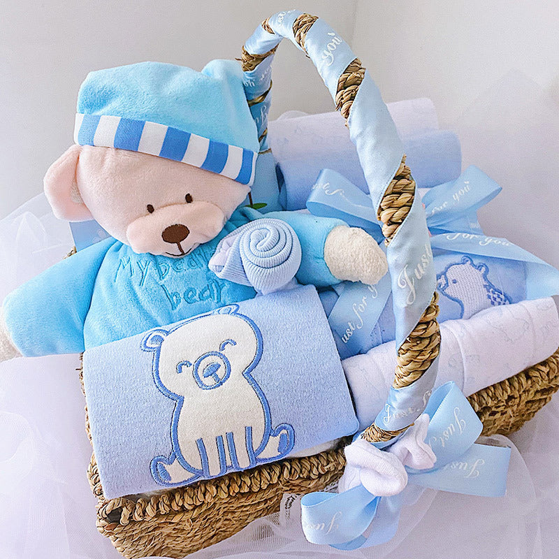 Newborn Boy Baby Clothes Set Gift Box Autumn And Winter FLIPSTYLEZLLC