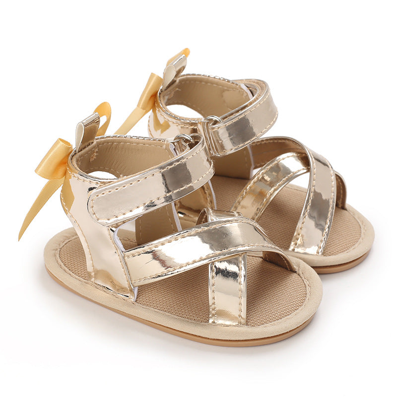 Summer 0-1 Year Old Baby Toddler Shoes Soft Bottom Wiping Empty Baby Shoes Breathable Sandals