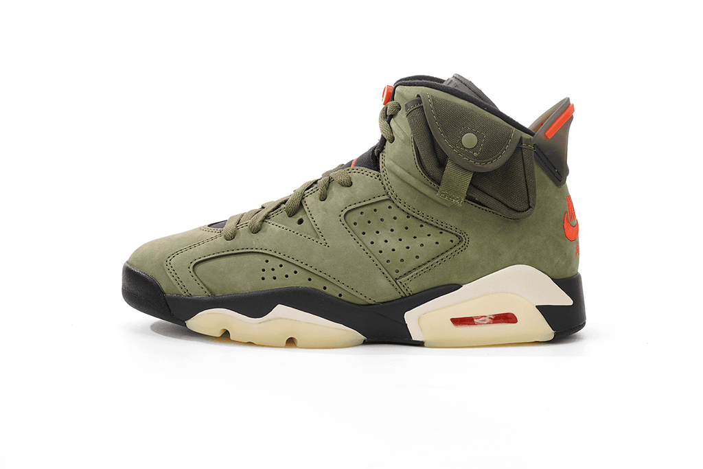 Travis Scott x Air Jordan 6 Retro 'Olive' Banlieue91