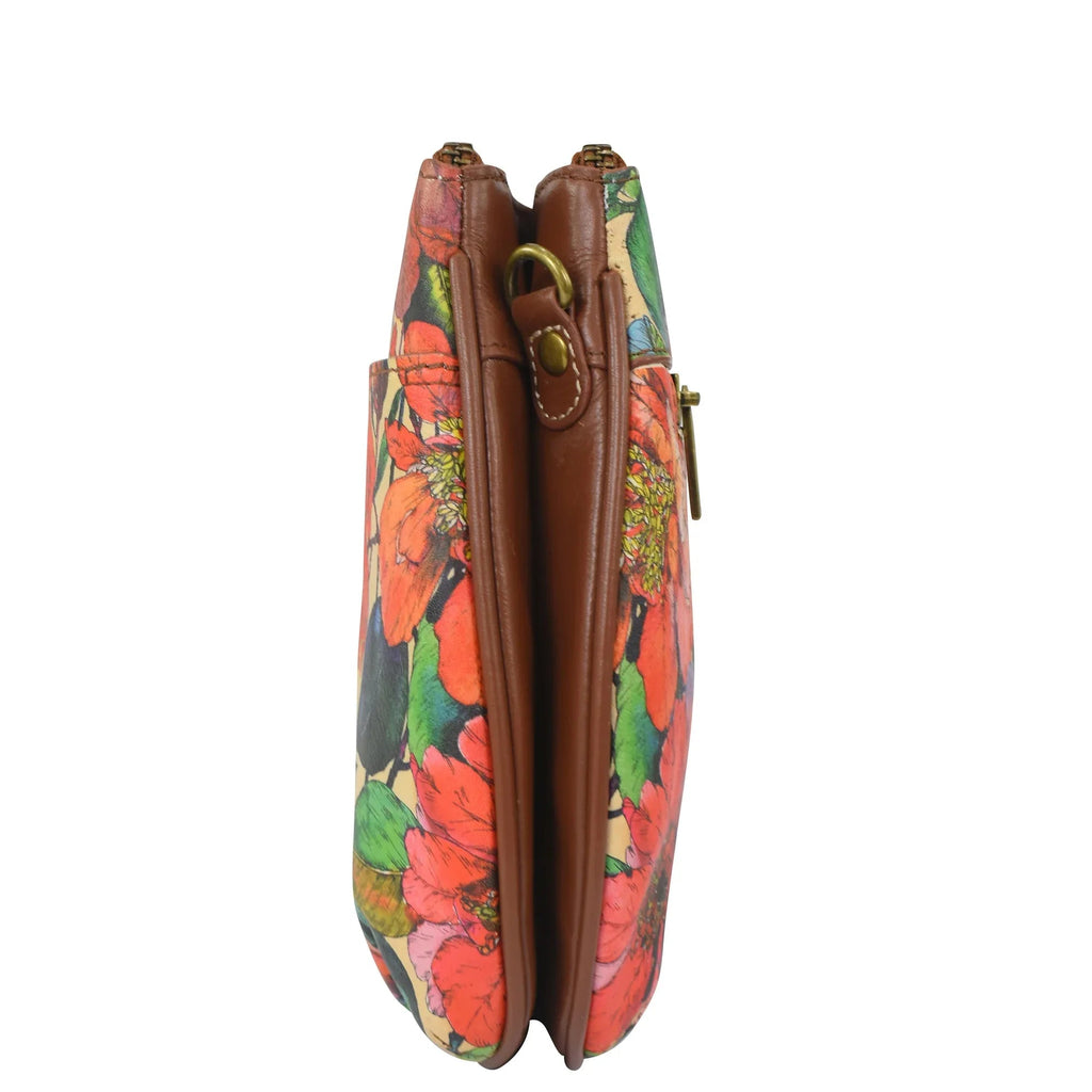 Heritage Leather Multi-Compartment Crossbody - 8280