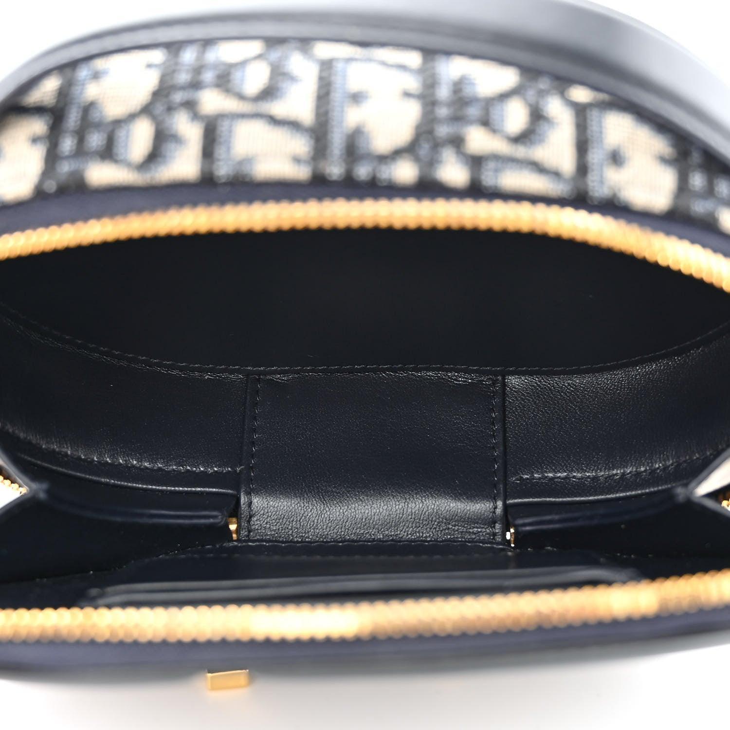 Christian Dior Signature Oval Camera Bag Calfskin with Embossed CD Signature Banlieue91
