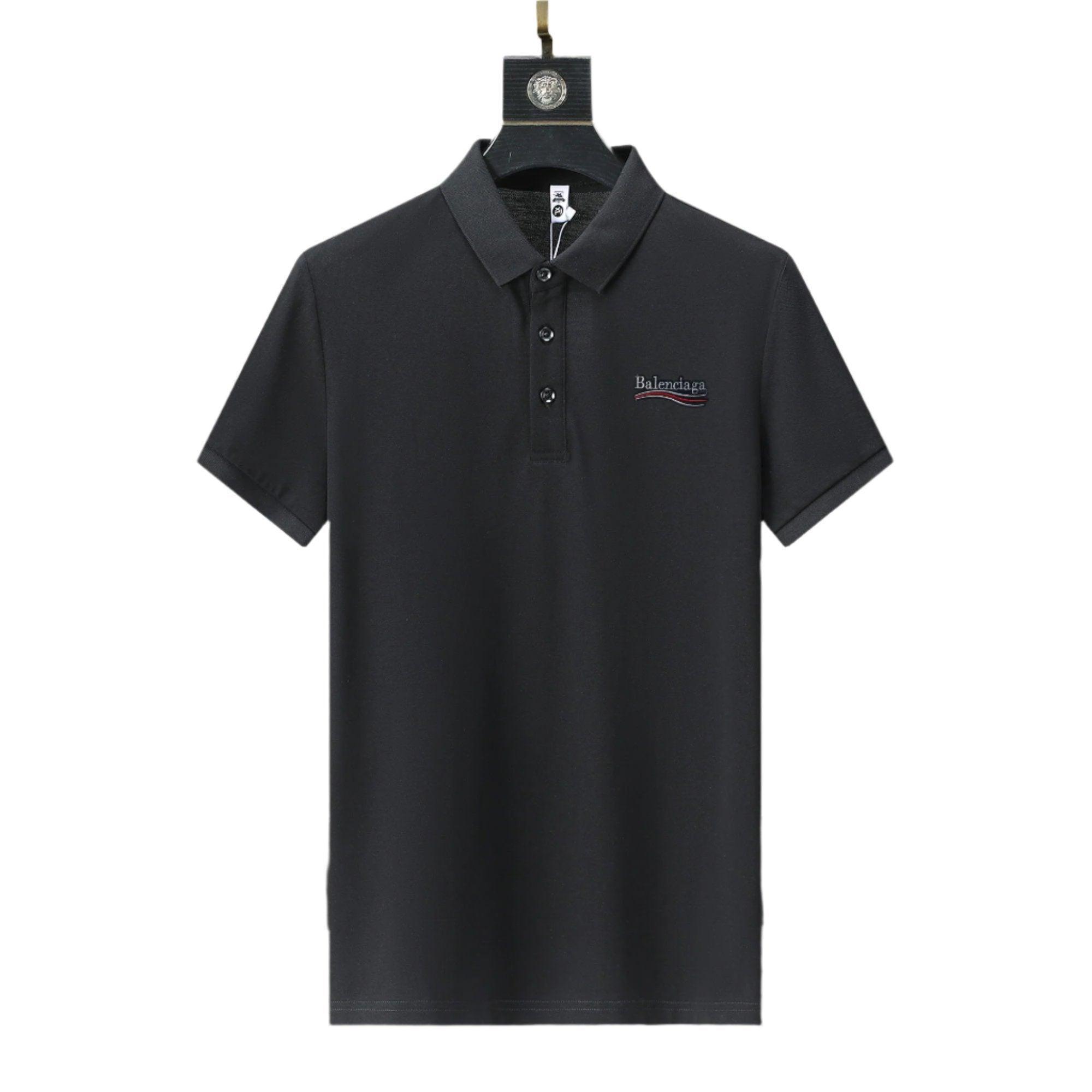 Balenciaga Balck T-Shirt With Collar Banlieue91