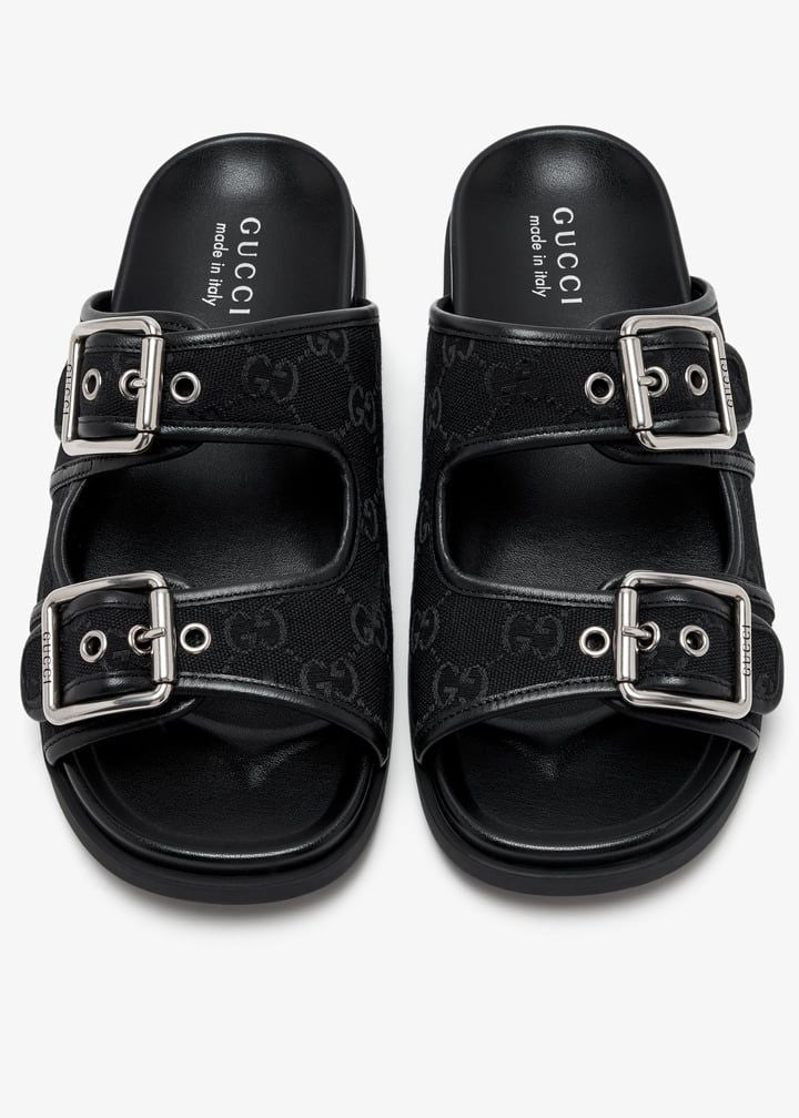 GUCCI Fabric Slippers for Men Banlieue91