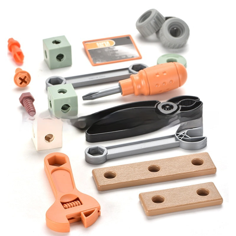 Educational Repair Assembly Playhouse Toolbox Set For Kids Baby Joy