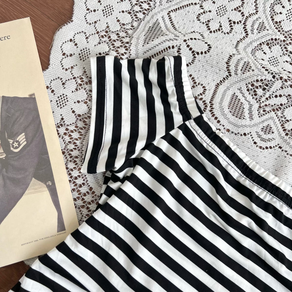 Off-Shoulder Striped Top FitiqueFit